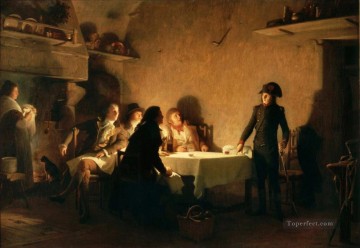 The supper of Beaucaire Jean Jules Antoine Lecomte du Nouy Orientalist Realism Oil Paintings